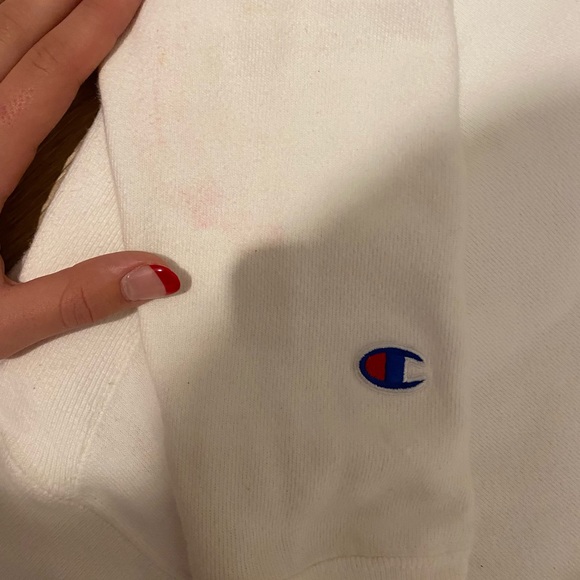 White Champion Hoodie - Picture 4 of 6